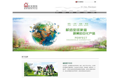 安安國際網站建設項目